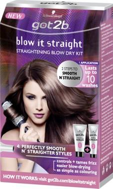 prostowanie włosów -  got2b blow it straight